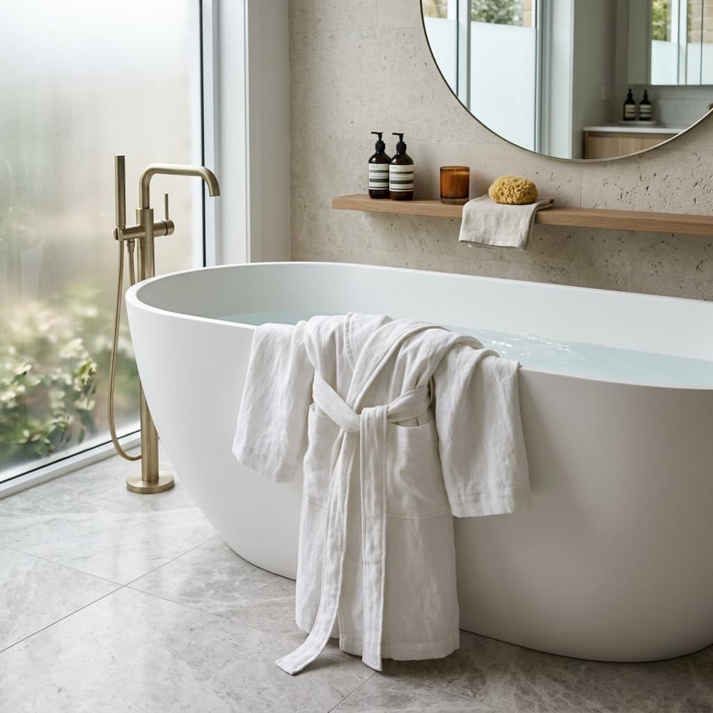 Linen Guest Towel Set
